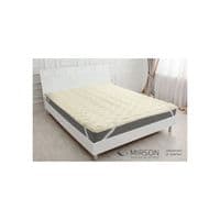 Наматрасник MirSon Eco Light №1729 Тенсель Modal Air-line на резинке по углам Pink 140x200 см (2200002891691)