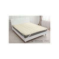 Наматрасник MirSon Eco Light №1729 Тенсель Modal Air-line на резинке по углам Pink 90x190 см (2200002891639)