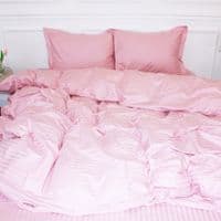 Пододеяло MirSon Satin Stripe 30-0007 Pink 110х140 см (2200005249994)