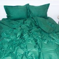Пододеяло MirSon Satin Stripe 30-0017 Green 160х220 см (2200005254226)