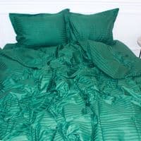 Пододеяло MirSon Satin Stripe 30-0017 Green 200х220 см (2200005254240)