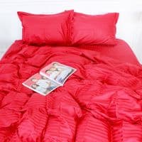 Пододеяло MirSon Satin Stripe 30-0018 Red 200х220 см (2200005254660)