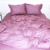 Пододеяло MirSon Satin Stripe 30-0008 Smoky Pink 220х240 см (2200005250464)