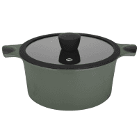 Каструля RINGEL Zitrone Olive 24x12 см (4.2л) з кришкою (RG-2108-24/1/OL)