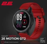 УЦЕНКА! Смарт-часы 2E Motion GT2 47мм, 1.32", 360x360, BT 5.2, черно-красный
