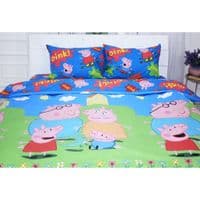 Постельное белье MirSon Бязь Ranforce Elite 17-0507 Peppa Двухспальный (2200004672496)