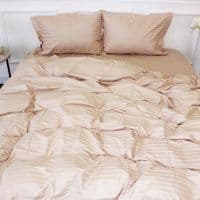 Постельное белье MirSon SatinStripe 30-0004Cream 220х240 King Size (2200005248638)