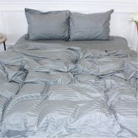 Постельное белье MirSon Satin Stripe 30-0010 Light Gray 143х210 полуторный (2200005251119)