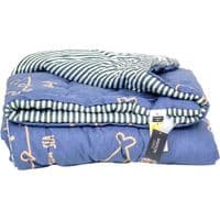 Ковдра MirSon антиалергенна з Eco-Soft Зима №4091 Color Fun Line Whales 155х215 (2200004876016)
