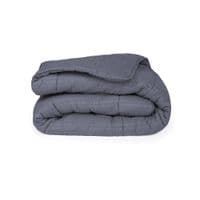 Ковдра MirSon зимова Шовкова Супер Тепла №9003 Eco Light Gray 172x205 см (2200005993507)