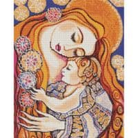 Картина по номерам Santi Материнская любовь 40*50 см алмазная мозаика (954708)