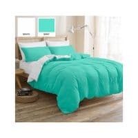 Постельное белье MirSon King Size Бязь Premium White-mint (11-2107+11-2208) 220х240 (2200001172524)