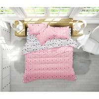 Постельное белье MirSon Бязь 17-0528 Bunnies pink Односпальный (2200003671728)