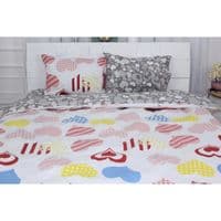 Постельное белье MirSon Бязь 17-0532 Bright hearts 110х140 (2200003782219)