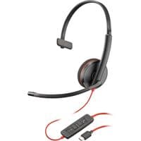Гарнитура Poly BlackWire C3210 USB-C HS Mono