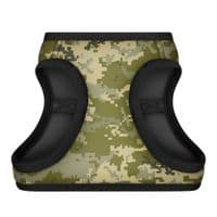 Шлей для собак WAUDOG Clothes с QR паспортом "Милитари" XS4 (223-4026)