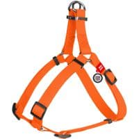 Шлей для собак WAUDOG Waterproof с QR-паспортом М Ш 20 мм Д 50-80 см оранжевая (27654)