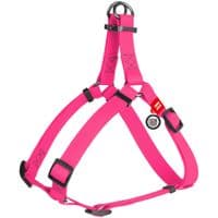 Шлей для собак WAUDOG Waterproof с QR-паспортом L Ш 25 мм Д 60-90 см розовая (27677)