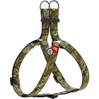 Шлей для собак WAUDOG Nylon с QR-паспортом "Милитари" L (332-4026)