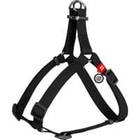Шлей для собак WAUDOG Waterproof металлическая пряжка-фастекс Ш 15 мм Д 40-55 см черная (27641)
