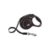 Поводок для собак Flexi New Classic XS лента 3 м (черный) (4000498023129)