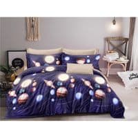 Постельное белье MirSon Сатин 22-1282-1 Night Space 143х210 (2200004109541)