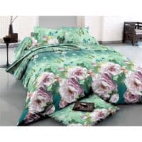 Постельное белье MirSon Сатин 22-1286-1 Wonderful flowers 2х143х210 (2200004109909)