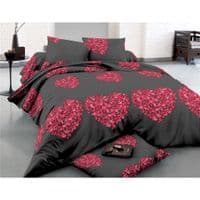 Постельное белье MirSon Сатин 22-1290 Heart of flowers Односпальный (2200003605136)