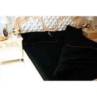 Постельное белье MirSon Сатин Premium Corner Black Pearl 2х160х220 (2200001717640)