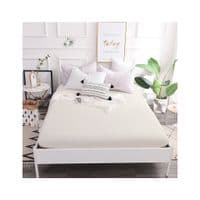 Постельное белье MirSon Сатин Premium Moko White 0001 160х220 (2200001478985)