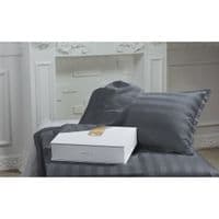 Постельное белье MirSon Сатин Premium Жаккард Graphite 160х220 (2200001478947)