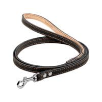 Поводок для собак Collar одинарный с прошивкой Ш 14 мм Д 122 см черный (04511)