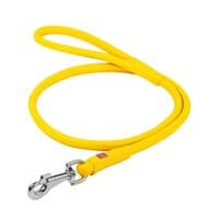 Поводок для собак WAUDOG Glamour круглый Ld 13 мм Д 122 см желтый (33798)