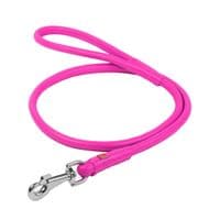 Поводок для собак WAUDOG Glamour круглый L d 13 мм Д 122 см розовый (33797)