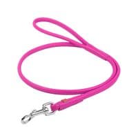 Поводок для собак WAUDOG Glamour круглый XS d 4 мм Д 122 см розовый (33887)