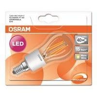 Лампочка Osram LED Retrofit Filament 4W/827, 300°, CL, P40, E14, DIM (4052899961845)