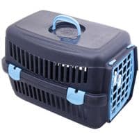 Перенесення для тварин SGbox до 6 кг 48х32х32 см пластик (чорна/мікс) (2700000016053)