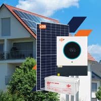 Обладнання для сонячної електростанції (СЕС) Стандарт 11 kW АКБ 9,6 kWh Gel 200 Ah