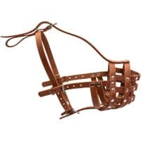 Намордник для собак Collar твердый (ротвейлер большой) коричневый (06196)