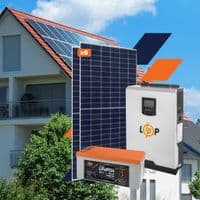 Обладнання для сонячної електростанції (СЕС) Преміум 3,5 kW АКБ 4 kWh LiFePO4 160 Ah
