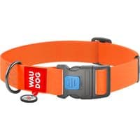 Ошейник для животных  WAUDOG Waterproof с QR паспортом пластиковый фастекс XXL оранжевый (25114)