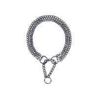 Ошейник для животных  Trixie трехрядный хромированный 55 см/2.5 мм (4011905022673)