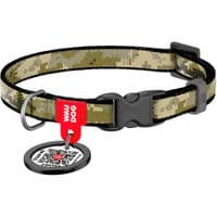 Ошейник для животных WAUDOG Nylon с QR-паспортом "Милитари" для кошек и мелких пород собак XS (278-4026)
