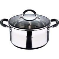 Каструля MasterPro Foodies collection з кришкою 5 л (BGMP-1502-BK)
