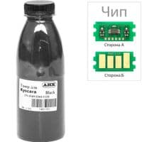 Тонер + чіп Kyocera TK-1110, Black, FS-1020/1040/1120, 90 г, AHK (3202661)