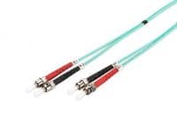 Патч-корд волоконно-оптичний DIGITUS ST/UPC-ST/UPC, 50/125, MM, OM3, duplex, 3м