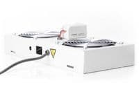 Блок вентиляторів DIGITUS 19" Roof Wall Mount, 2 fans, thermostat, RAL 7035