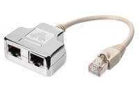 Розгалужувач DIGITUS CAT 5e STP 2x1:1