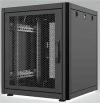 Шафа MIRSAN 19", 26U, GTN, перфоровані двері, 600x600 мм, чорна
