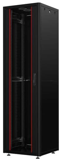Шафа MIRSAN 19", 42U, GTN SERVER, 600x600 мм, чорна